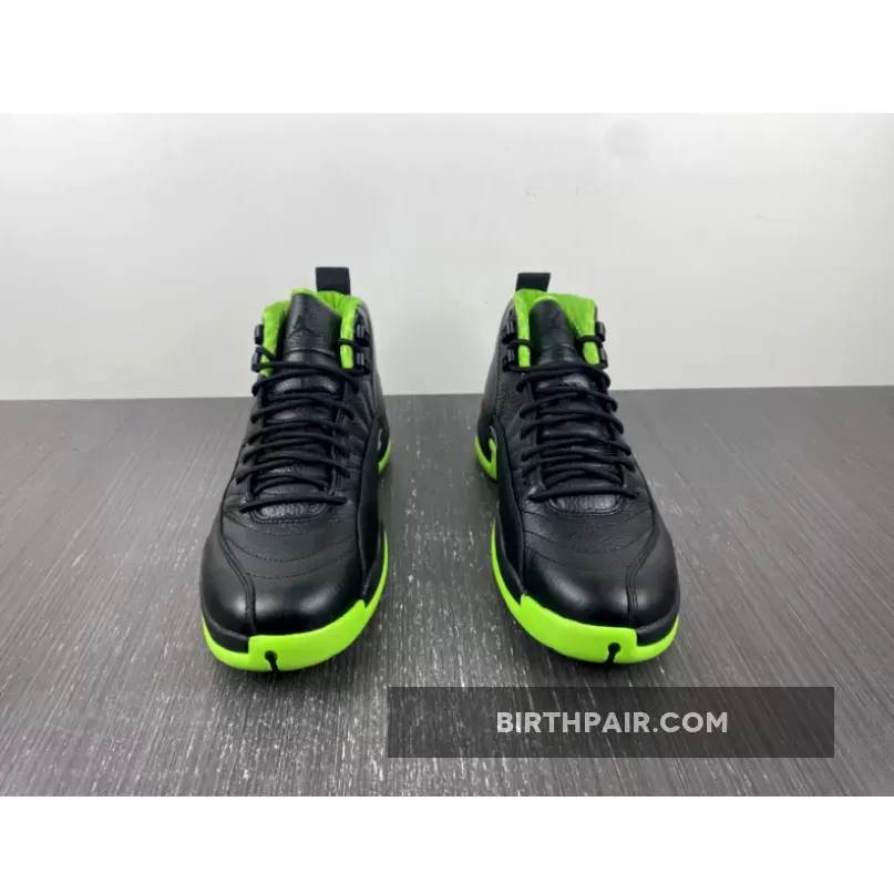Jordan 12 Black And Green / Air Jordan 12 Black/Neon Green