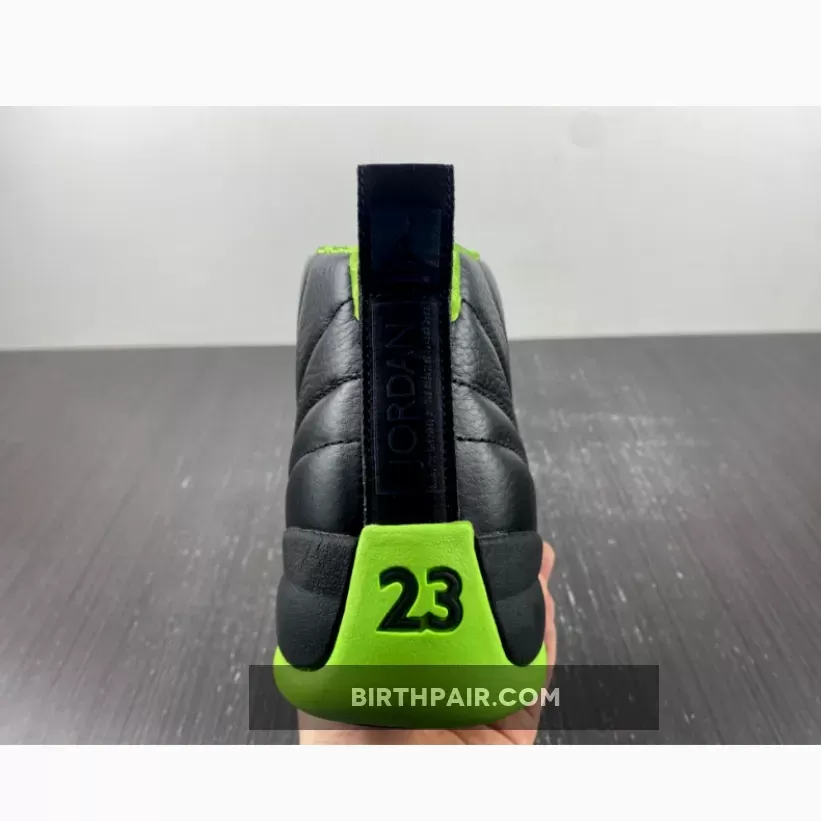 Jordan 12 Black And Green / Air Jordan 12 Black/Neon Green