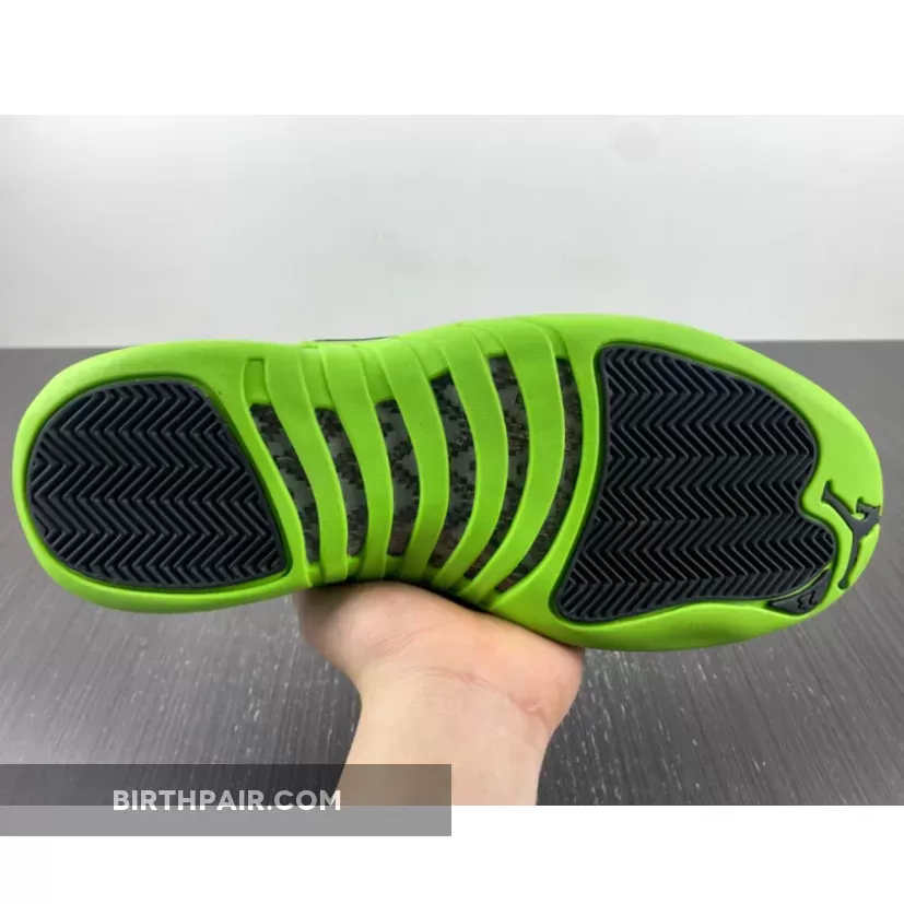 Jordan 12 Black And Green / Air Jordan 12 Black/Neon Green