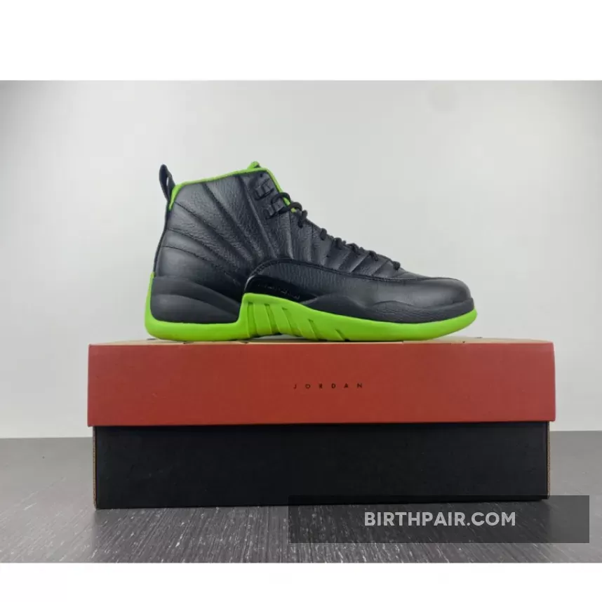Jordan 12 Black And Green / Air Jordan 12 Black/Neon Green
