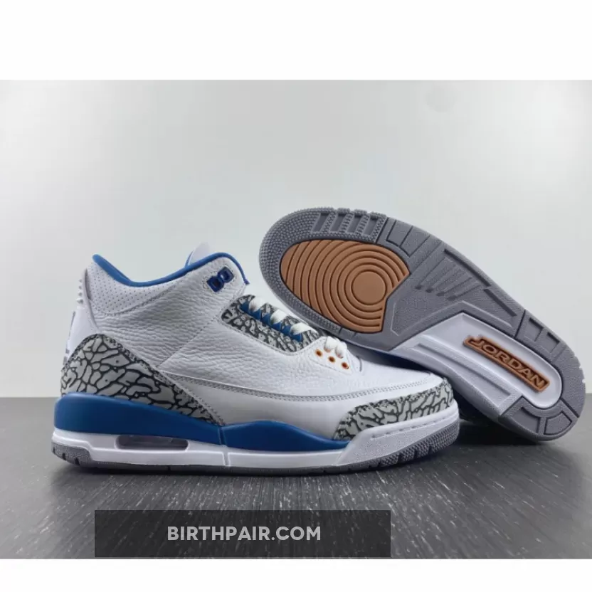 Jordsn 3 / Air Jordan 3 'Wizards' White/True Blue-Copper-Cement Grey CT8532-148