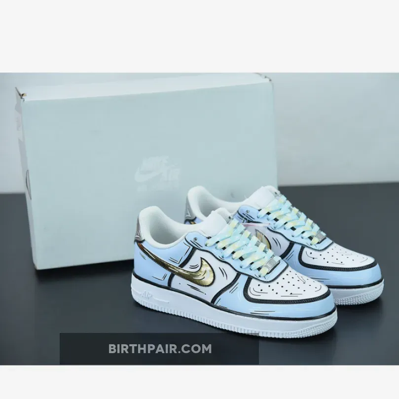 Nike Air Force 1 Low Black White Gold Black / Air Force 1 Low Black And White 1675866857