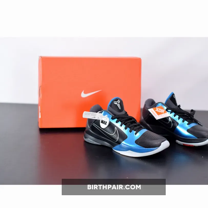 Nike Zoom Kobe 5 'Dark Knight' Black/Black-Dark Grey-Blue / Dark Knight Kobe 5