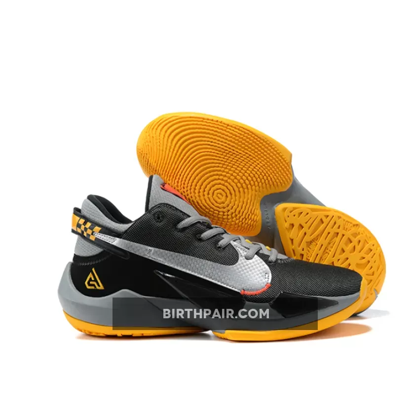Nike Zoom Freak 2 'Taxi' Black/Metallic Silver New Releases