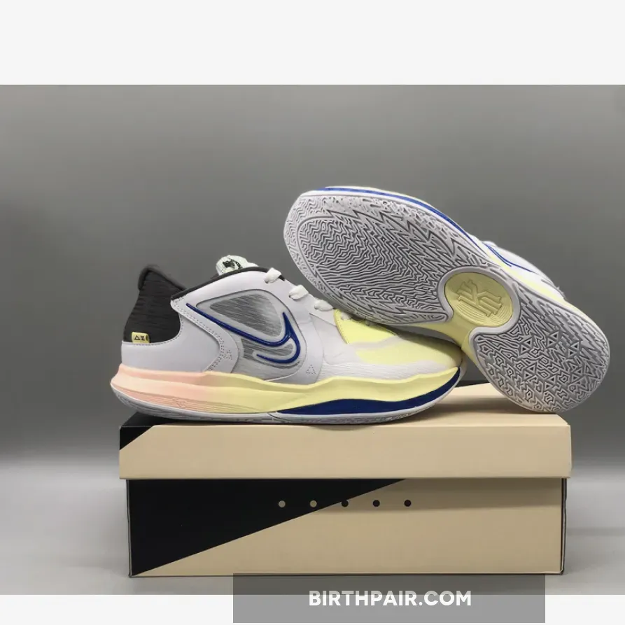 Nike Kyrie Low 5 White/Game Royal-Medium Ash-Citron Tint DJ6012-100
