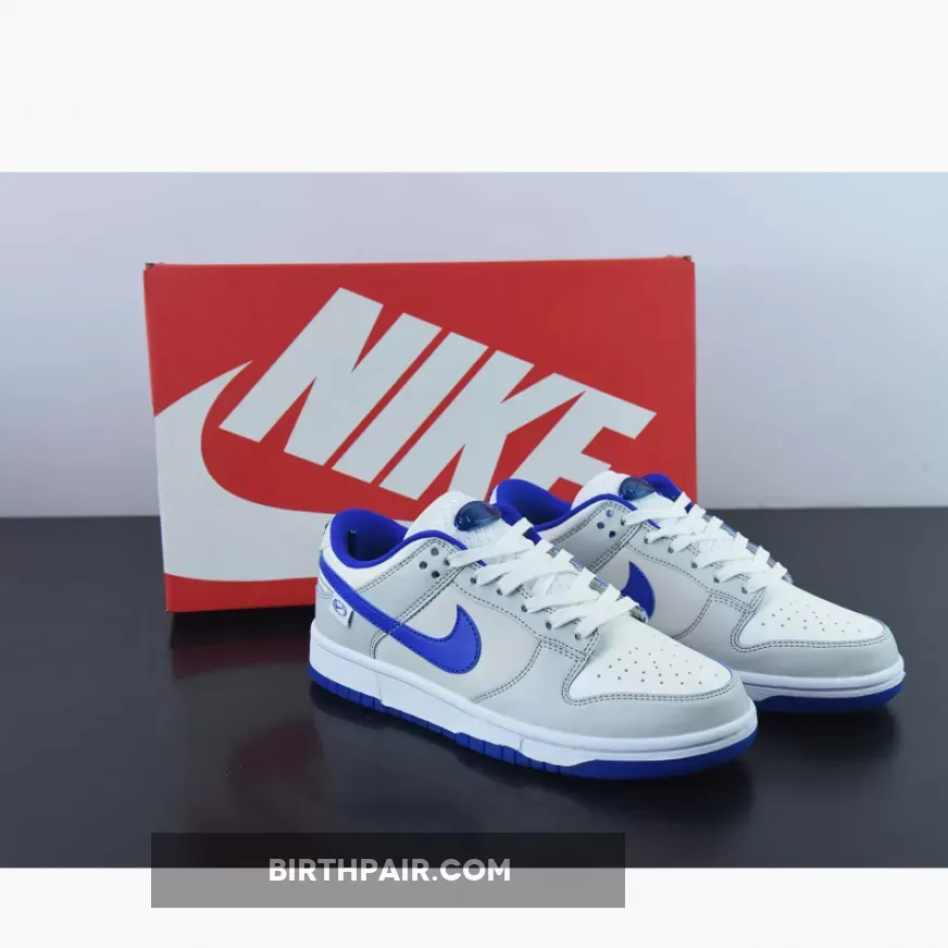 Nike Dunk Low Worldwide White Game Royal FB1841-110 / Royal Blue Dunks Low