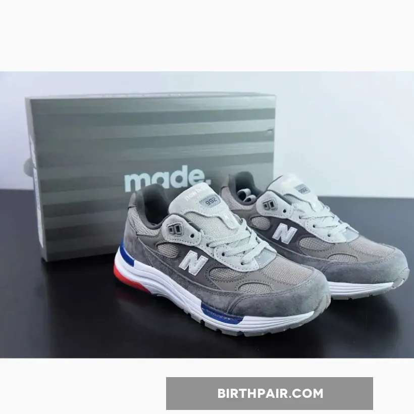 New Balance 992 Grey Red Blue M992AG Brand New