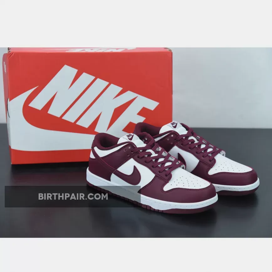 Dunk Team Red And White Nike Dunk Low Bordeaux DD1503-108