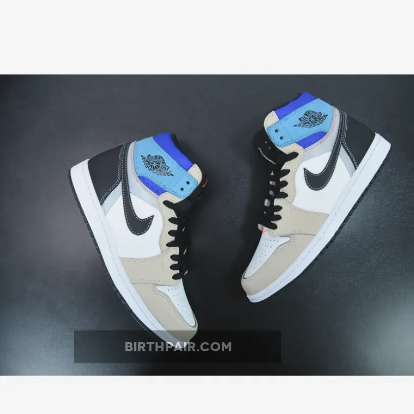 Air Jordan 1 High OG Pro White/Multi-Color-Total Orange / Air Jordan 1 High Og Prototype