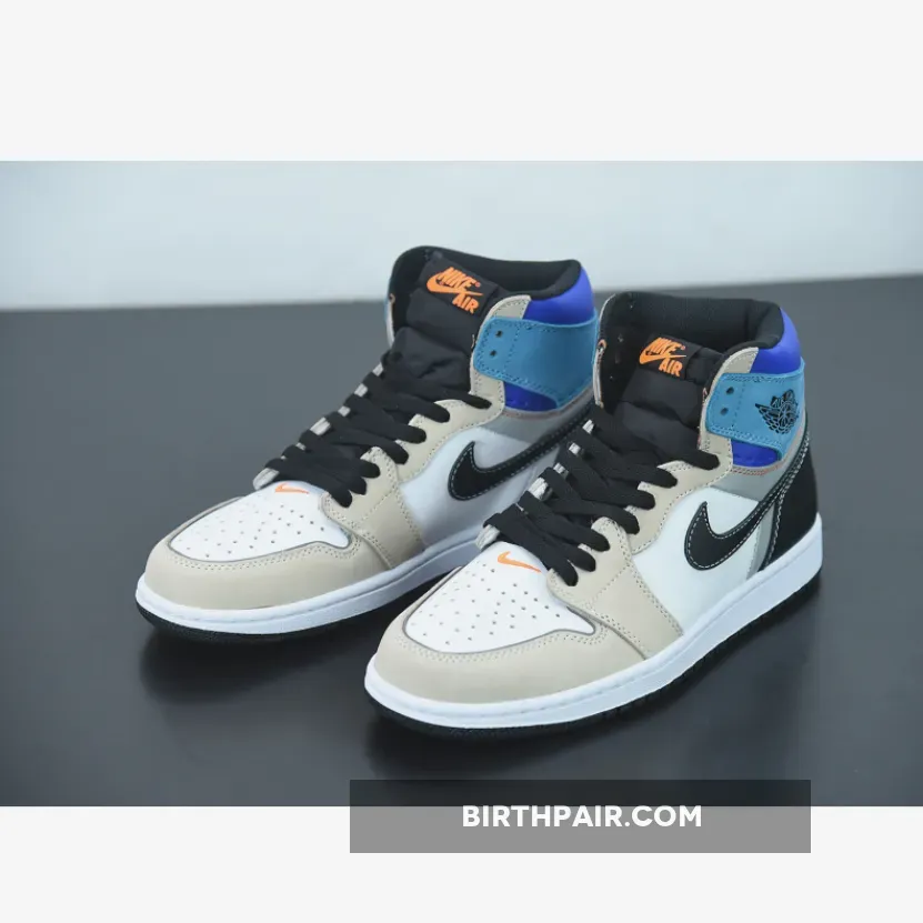 Air Jordan 1 High OG Pro White/Multi-Color-Total Orange / Air Jordan 1 High Og Prototype
