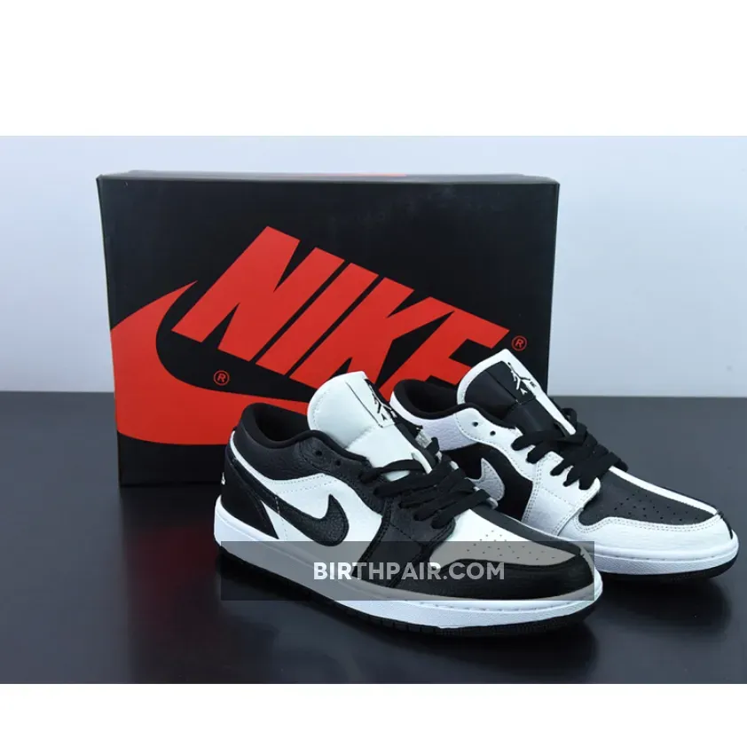 Air Jordan 1 Low 'Homage' Black White - black and white jordan low