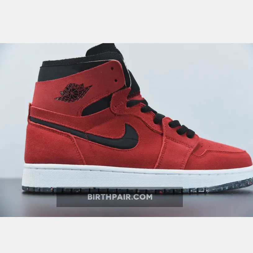 Jordan 1 High Zoom Crater Red Suede Red Suede Jordan 1