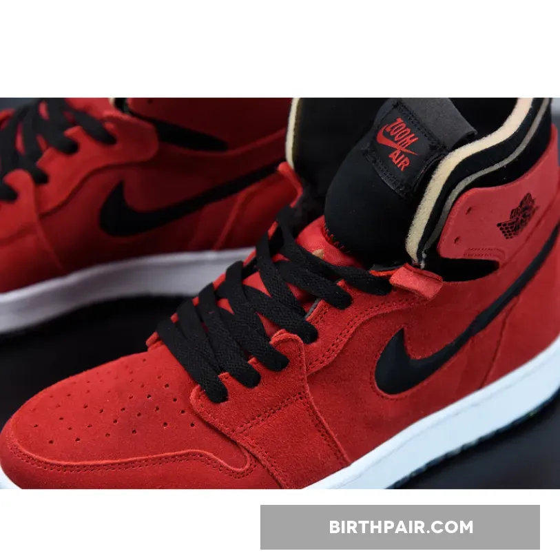 Jordan 1 High Zoom Crater Red Suede Red Suede Jordan 1
