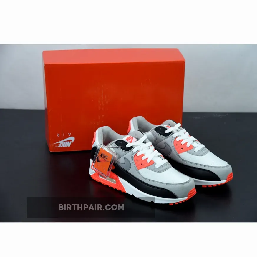 Nike Air Max 90 'Infrared' White/Black/Cool Grey/Radiant Red 2020 Air Max