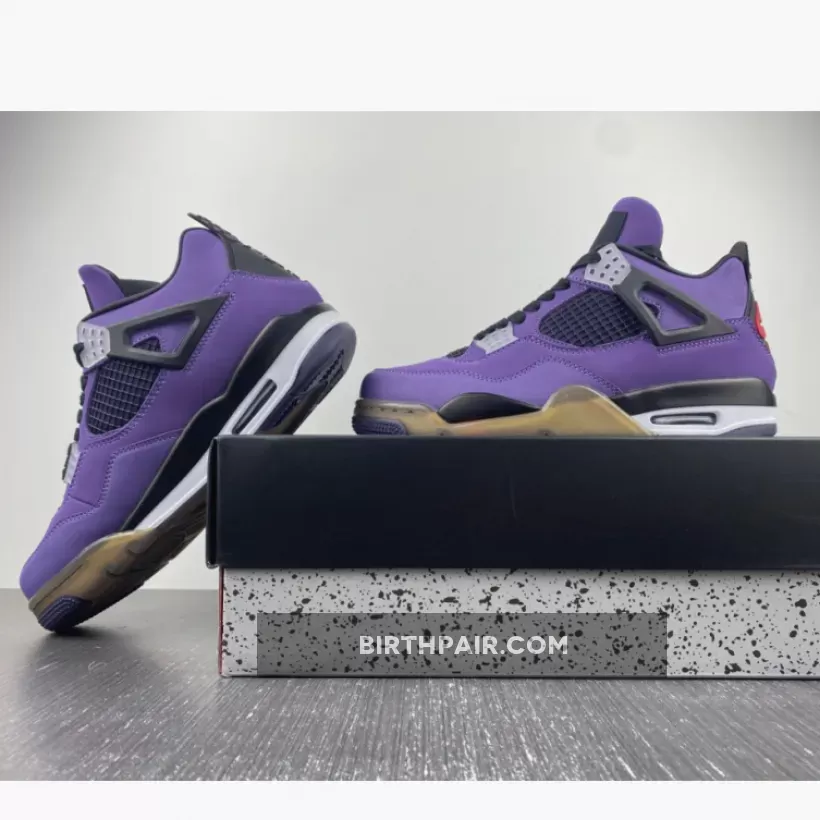 Travis Scott X Air Jordan 4 Purple Dynasty New Releases
