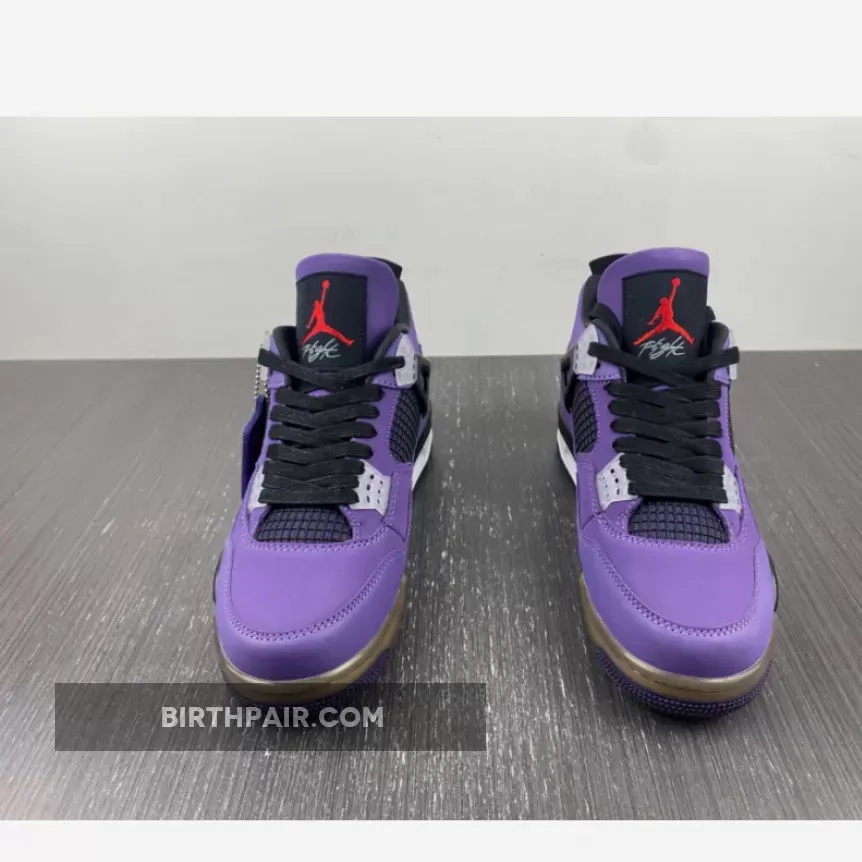 Travis Scott X Air Jordan 4 Purple Dynasty New Releases