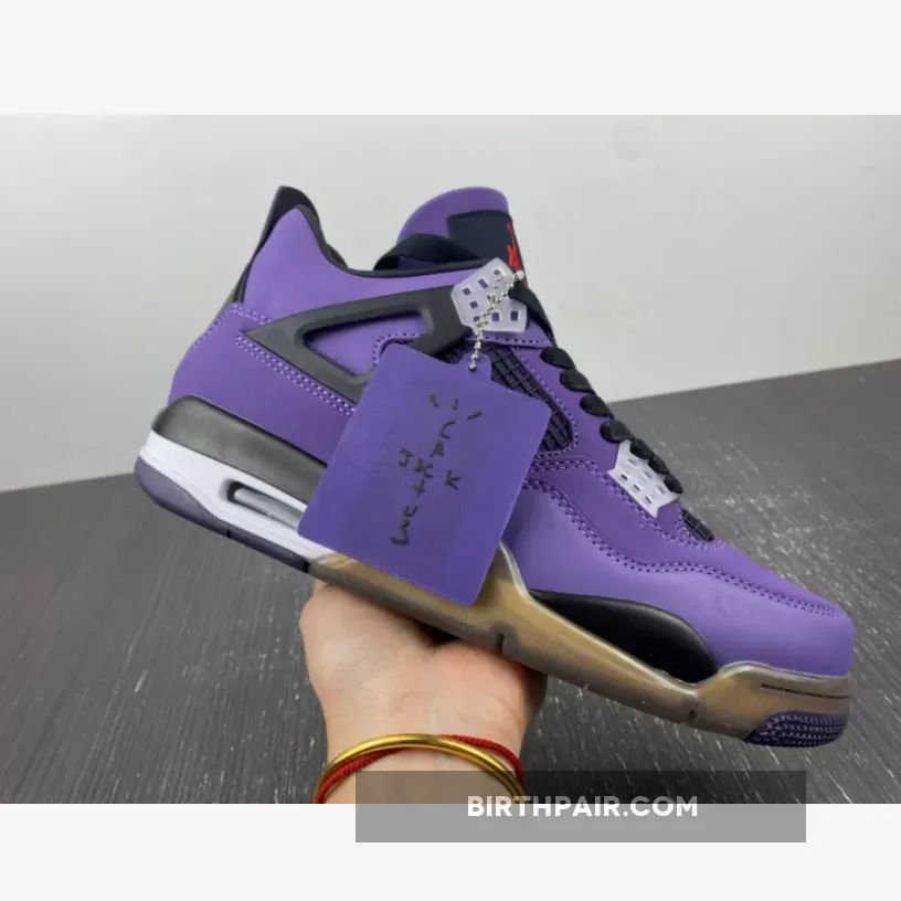 Travis Scott X Air Jordan 4 Purple Dynasty New Releases