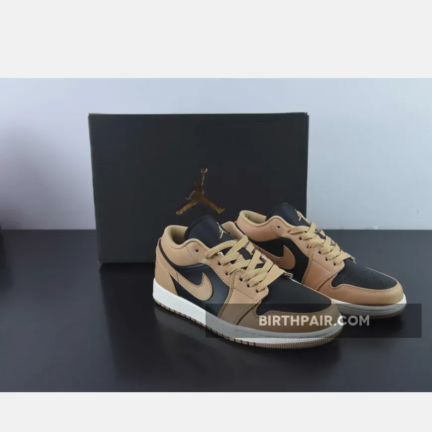 Desert Black Jordan 1 Low / Air Jordan 1 Low Desert/Black-Sail