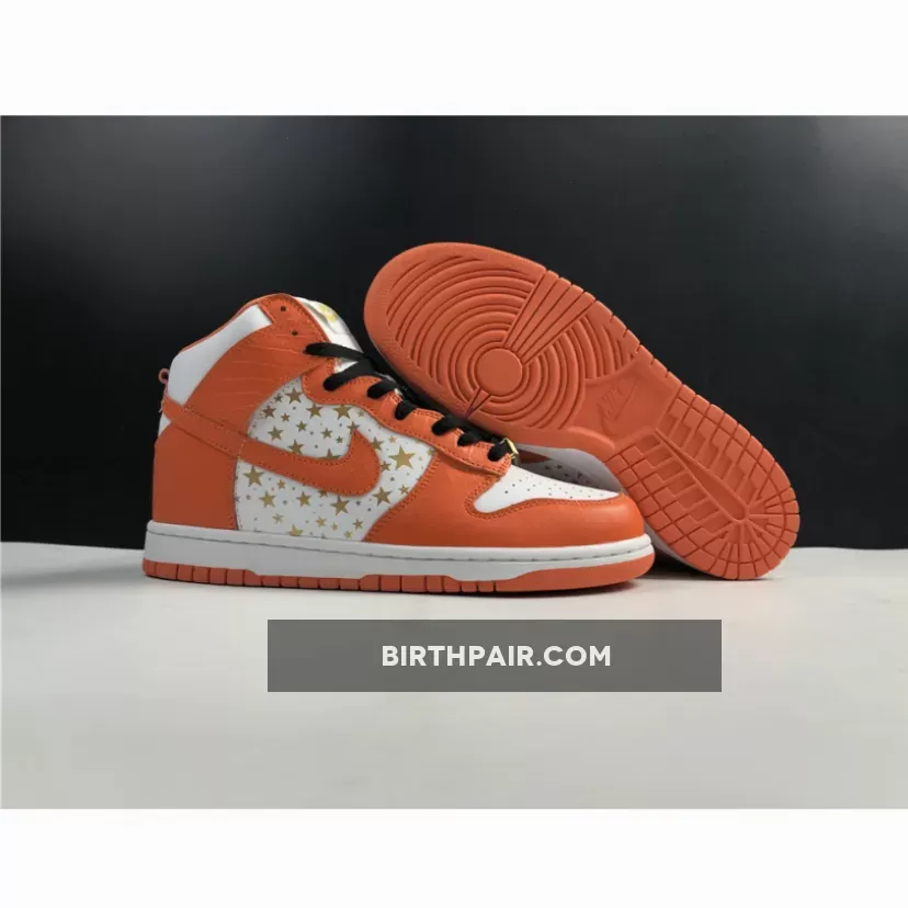 Supreme x Nike SB Dunk High Pro 'Orange' 307385-181 / supreme dunk high sb