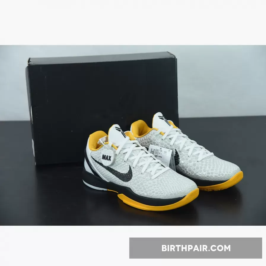 Nike Kobe 6 Protro White/Neutral Grey-Del Sol-Black / Kobe 6 White