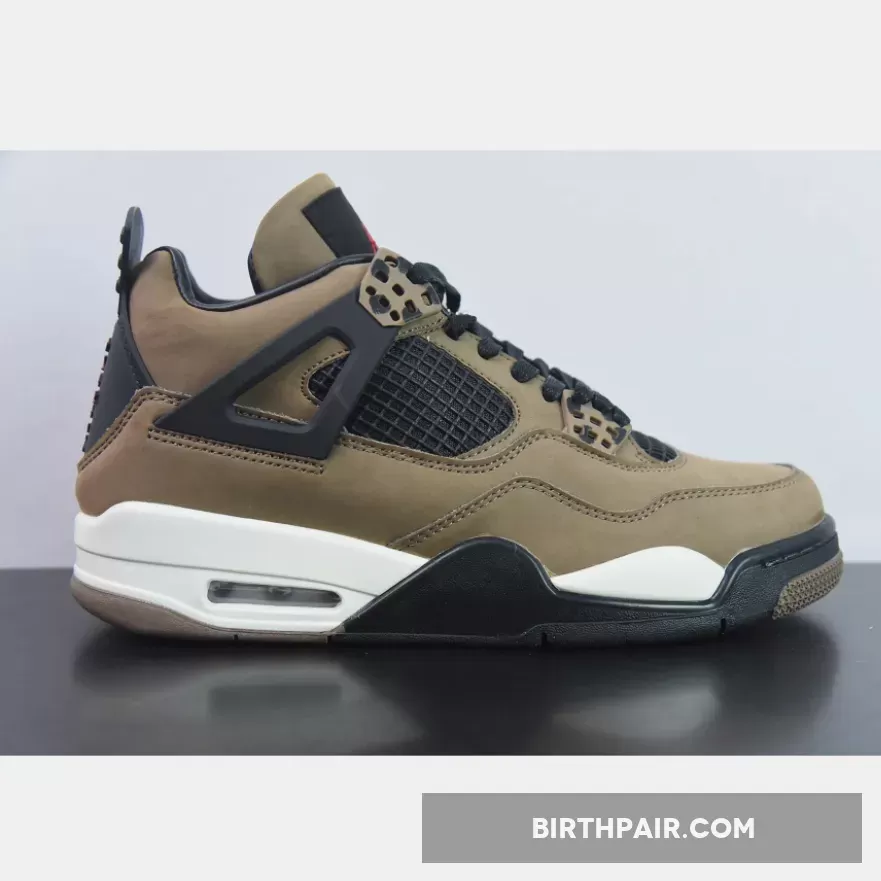 Travis Scott x Air Jordan 4 Olive Grey Black Jordan 4 Travis Scott Olive
