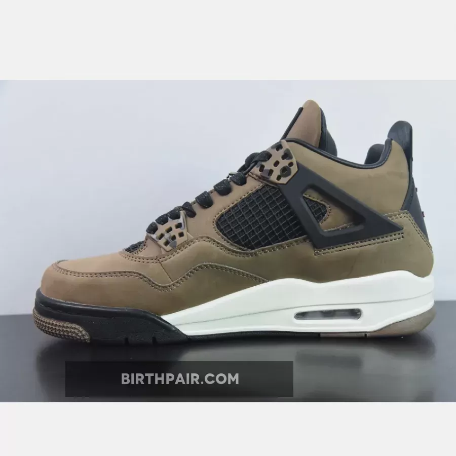 Travis Scott x Air Jordan 4 Olive Grey Black Jordan 4 Travis Scott Olive