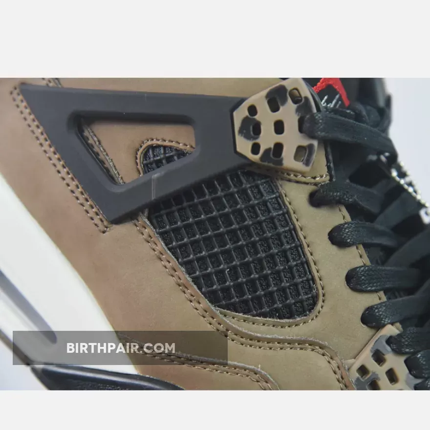 Travis Scott x Air Jordan 4 Olive Grey Black Jordan 4 Travis Scott Olive