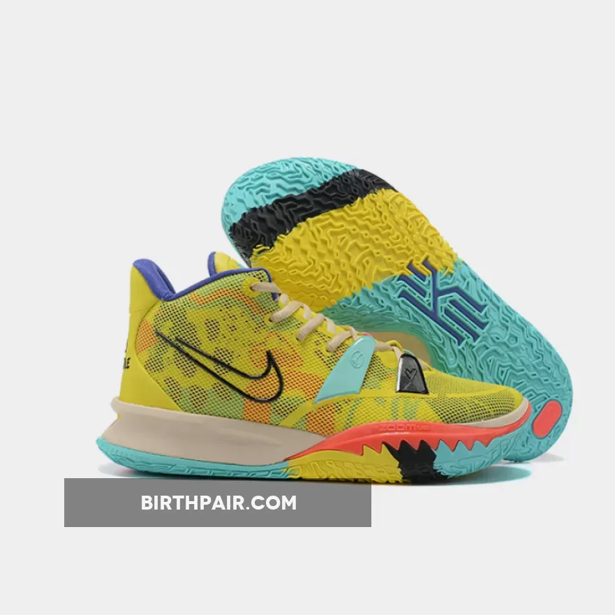 Nike Kyrie 7 '1 World 1 People' Yellow/Multi-Color CT4080-700 - Yellow Kyries 7