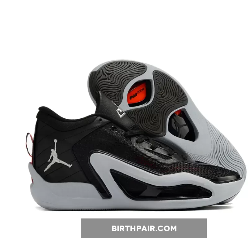 Discount Jordan Tatum 1 'Old School' Black/Metallic Silver-Wolf Grey DZ3323-001