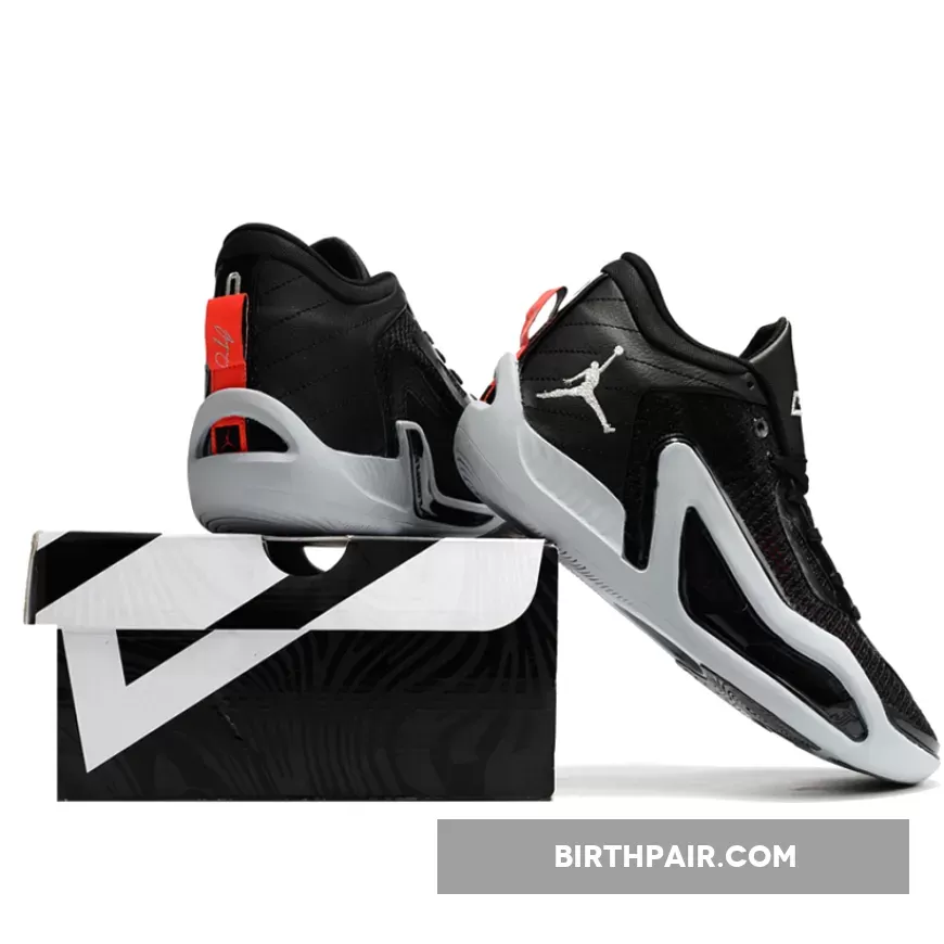 Discount Jordan Tatum 1 'Old School' Black/Metallic Silver-Wolf Grey DZ3323-001