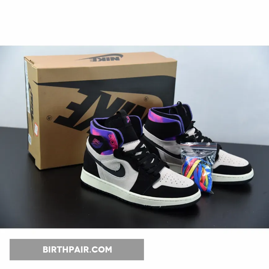 Paris Jordans / PSG x Air Jordan 1 Zoom Comfort White Psychic Pink