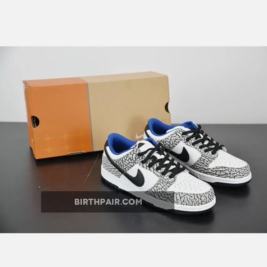 Supreme x Nike SB Dunk Low Pro 'White Cement' 304292-132 / Goat Buck