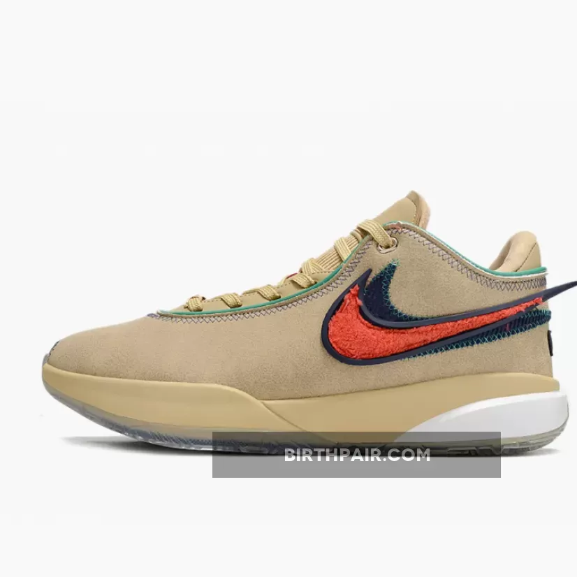Nike LeBron 20 'Four Horsemen' Sesame/Light Crimson / Lebron 20 Color