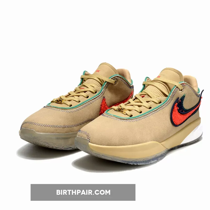 Nike LeBron 20 'Four Horsemen' Sesame/Light Crimson / Lebron 20 Color