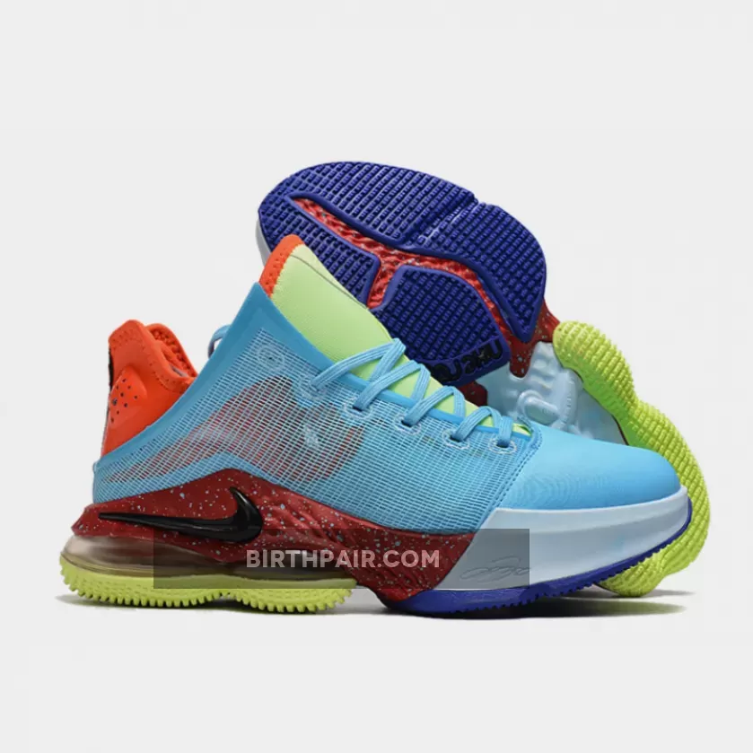 Nike Lebron Xix Low Nike LeBron 19 Low Blue Chill/Black/Light Crimson
