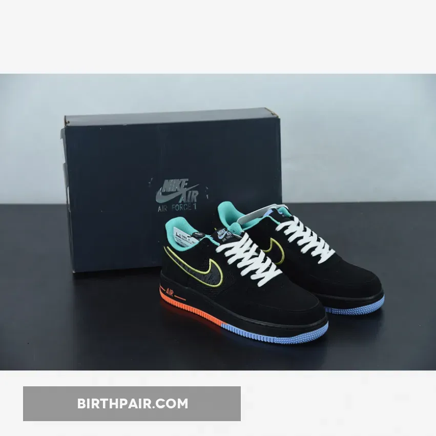 Nike Air Force 1 'Peace and Unity' Black/Hyper Crimson DM9051-001 - Air Force 1 Yellow And Black