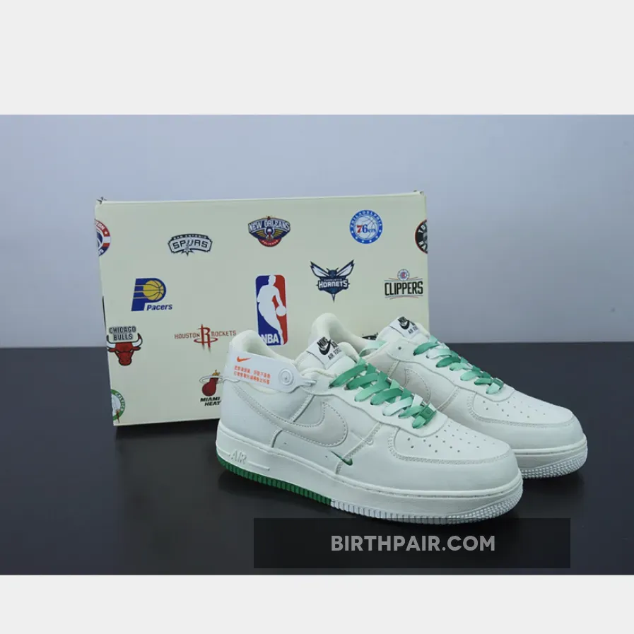 Nike Air Force 1 Low 'Boston Celtics' White Green / Air Force 1 Boston