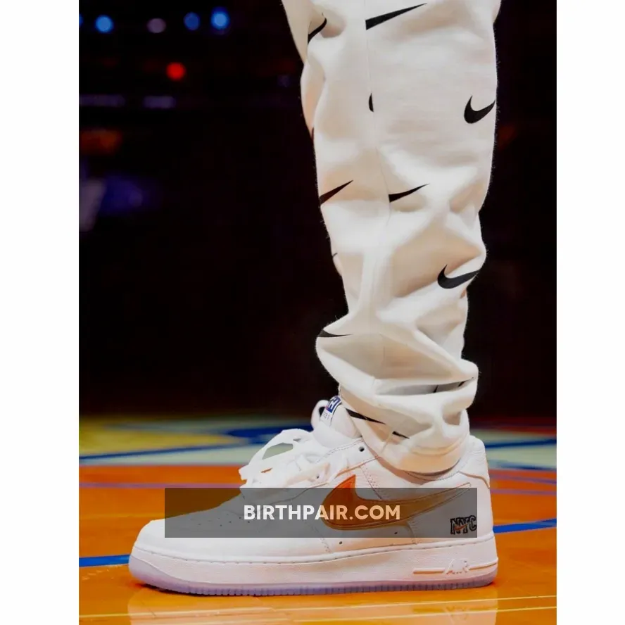 Air Force 1 Kith Kith x Nike Air Force 1 Low 'NYC' White/Rush Blue-Brilliant Orange