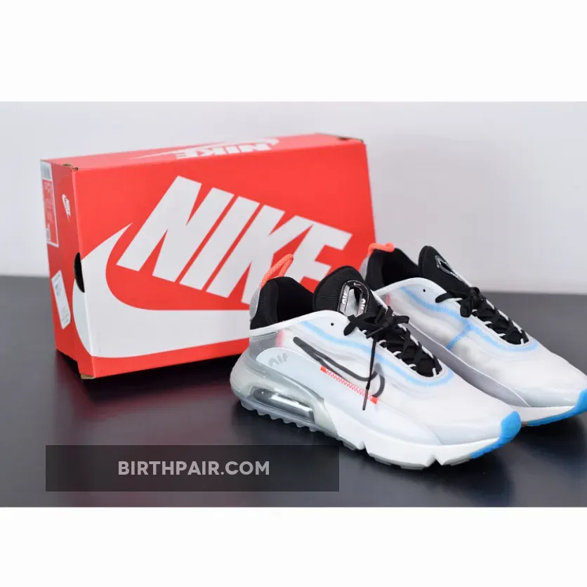 Nike Air Max 2090 White/Black-Pure Platinum-Bright Crimson #air max 2090 pure platinum