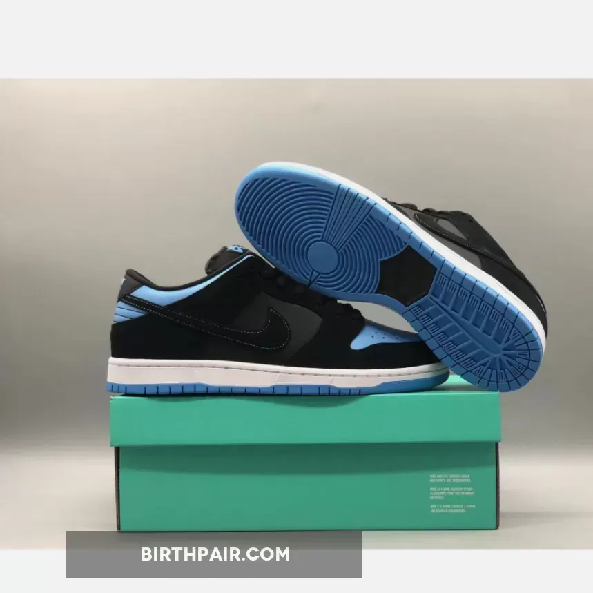 Nike SB Dunk Low Black/University Blue-White | blue dunk low