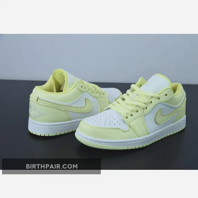 Lemonade Jordan 1 Air Jordan 1 Low Lemon Twist White