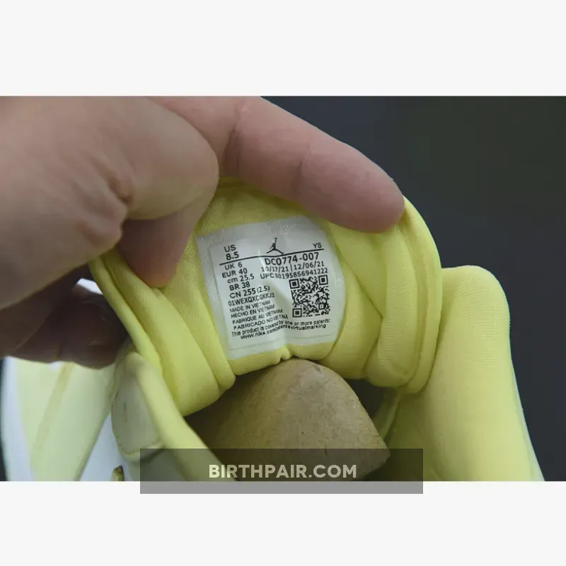 Lemonade Jordan 1 Air Jordan 1 Low Lemon Twist White