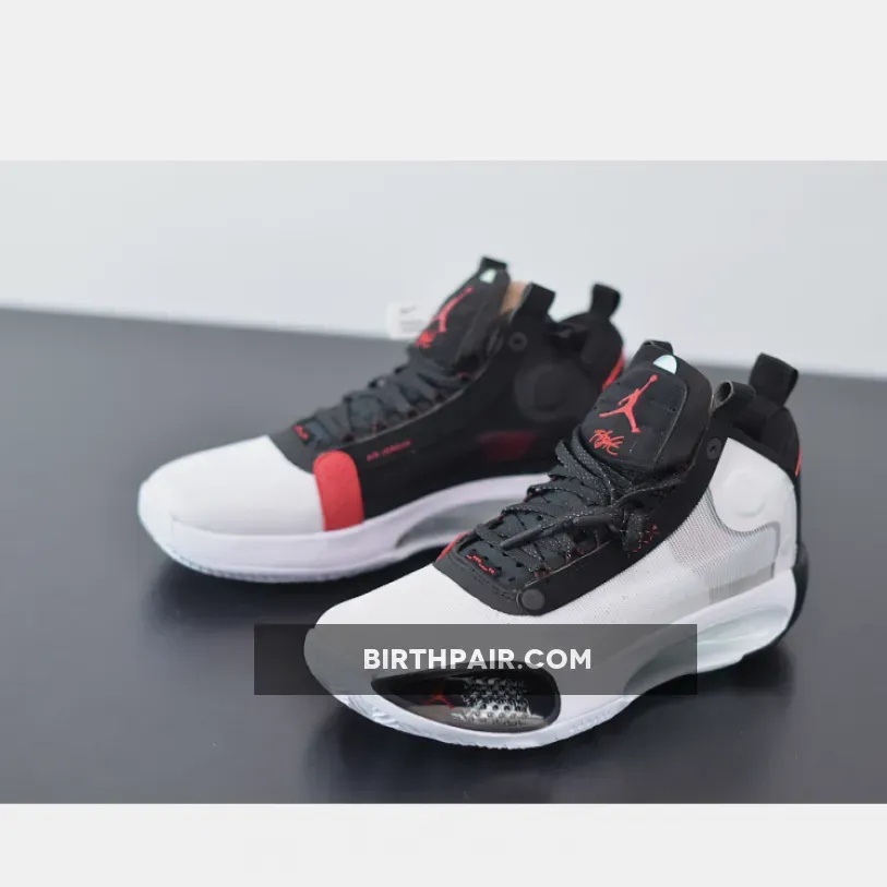 Jordan 34 Red, Air Jordan 34 'Bred' White Orbit Red