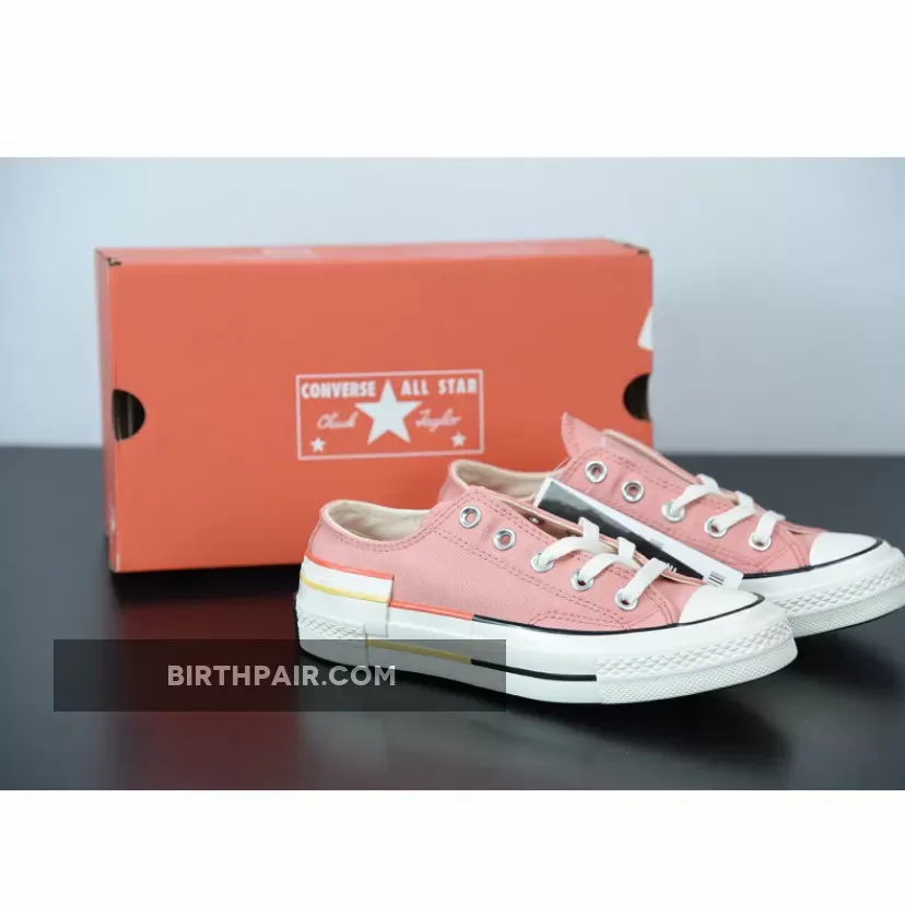 Converse Colorblock Chuck 70 Low Top Pink Quartz/Bright Poppy / converse bright
