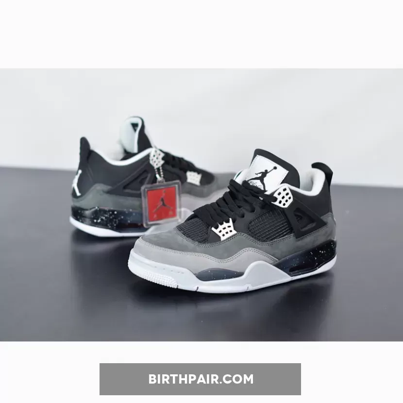 Air Jordan 4 Retro 'Fear Pack' Black/White-Cool Grey-Pure Platinum 626969-030 / Black And White Cool