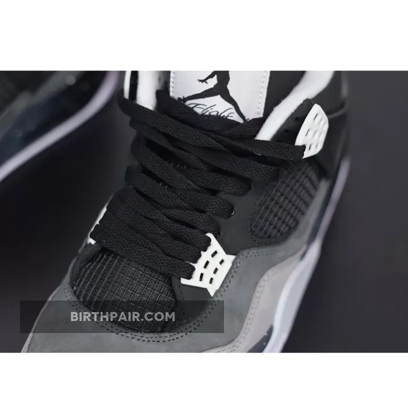 Air Jordan 4 Retro 'Fear Pack' Black/White-Cool Grey-Pure Platinum 626969-030 / Black And White Cool