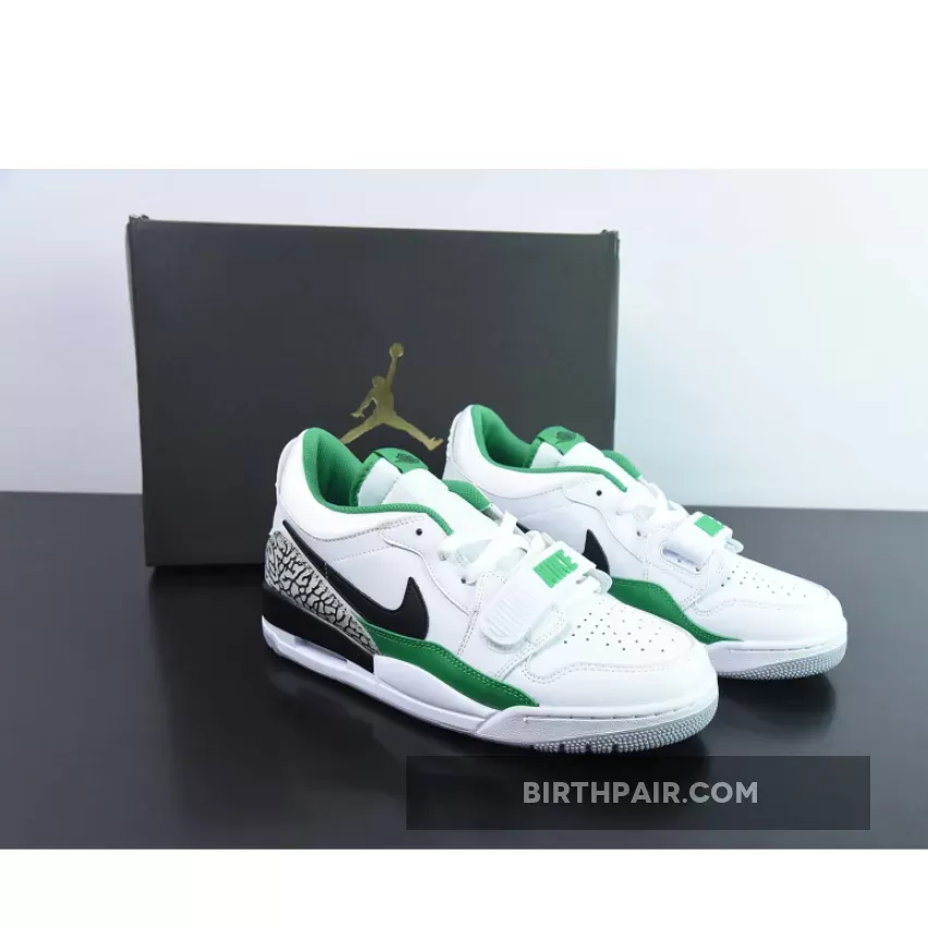 Jordan Legacy 312 Low 'Celtics' White Pine Green FN3407-101 Restock