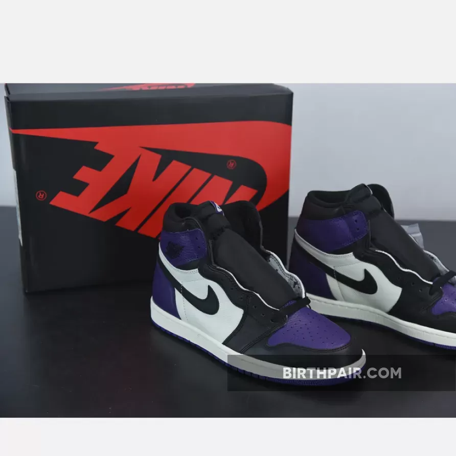 Air Jordan 1 Retro High OG 'Court Purple' 555088-501 aj 1 court purple