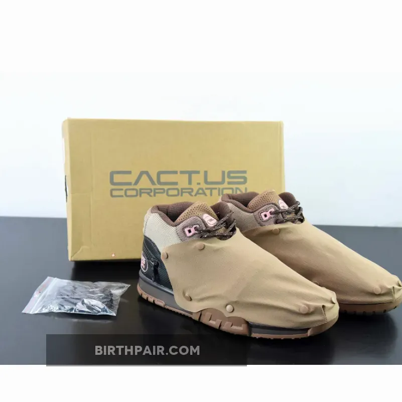 Travis Scott X Nike Air Trainer 1 Coriander/Ashen Slate-Wheat / travis scott air trainer 3