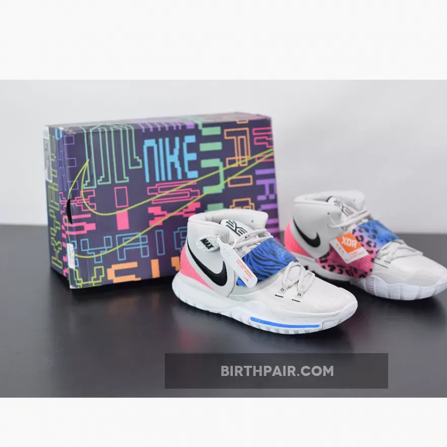 Nike Kyrie 6 Vast Grey/Black-Digital Pink Kyrie 6 Grey